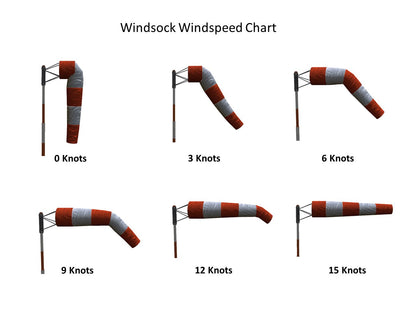 STRIPED WINDSOCK