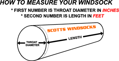 WHITE WINDSOCK