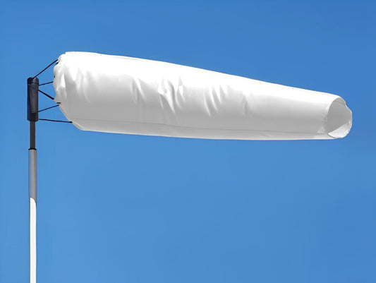 WHITE WINDSOCK